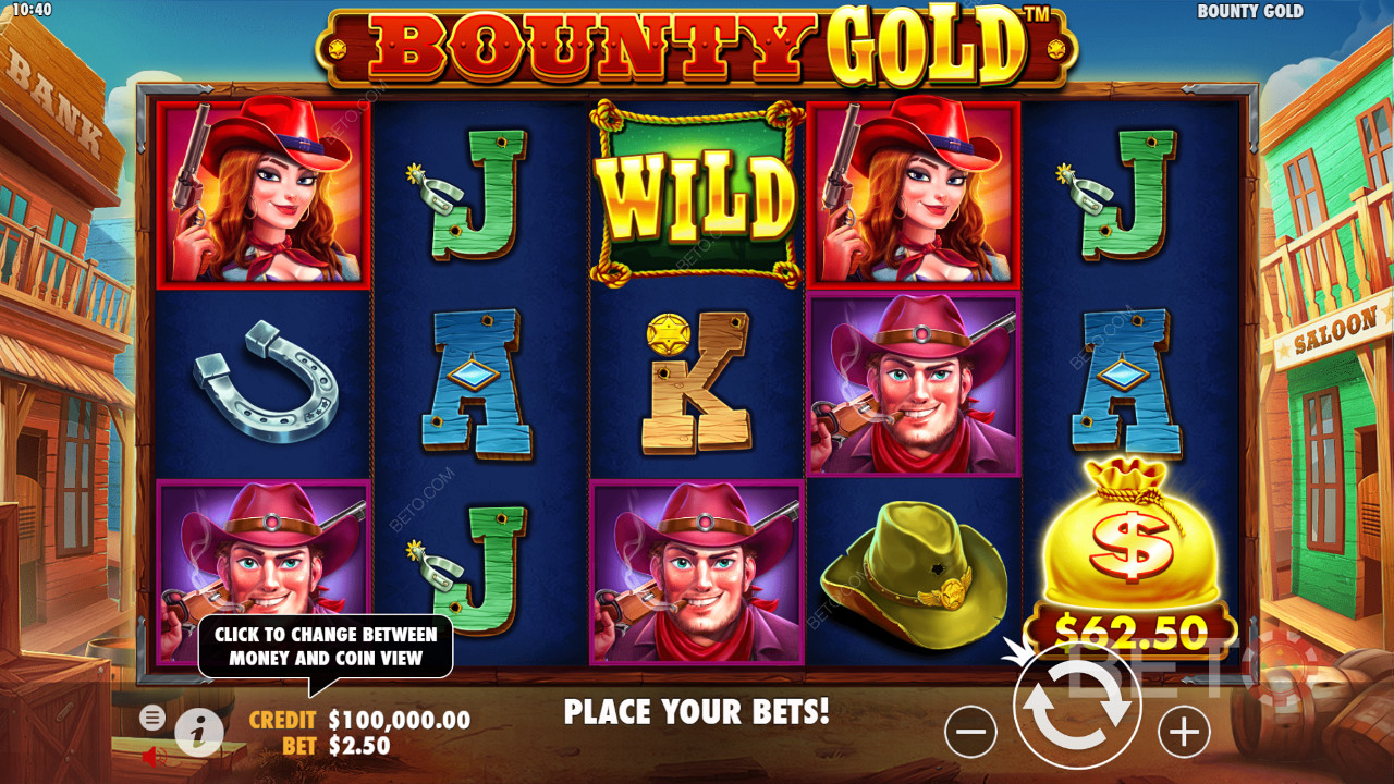 Bounty Gold generuje 25 výherných línií
