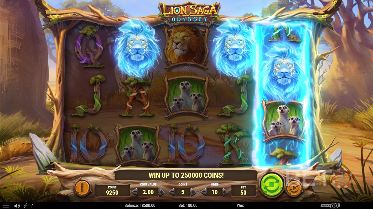 Lion Saga Odyssey Recenzia od BETO Slots
