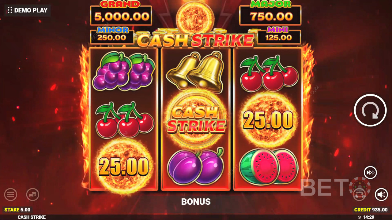 Cash Strike Recenzia od BETO Slots