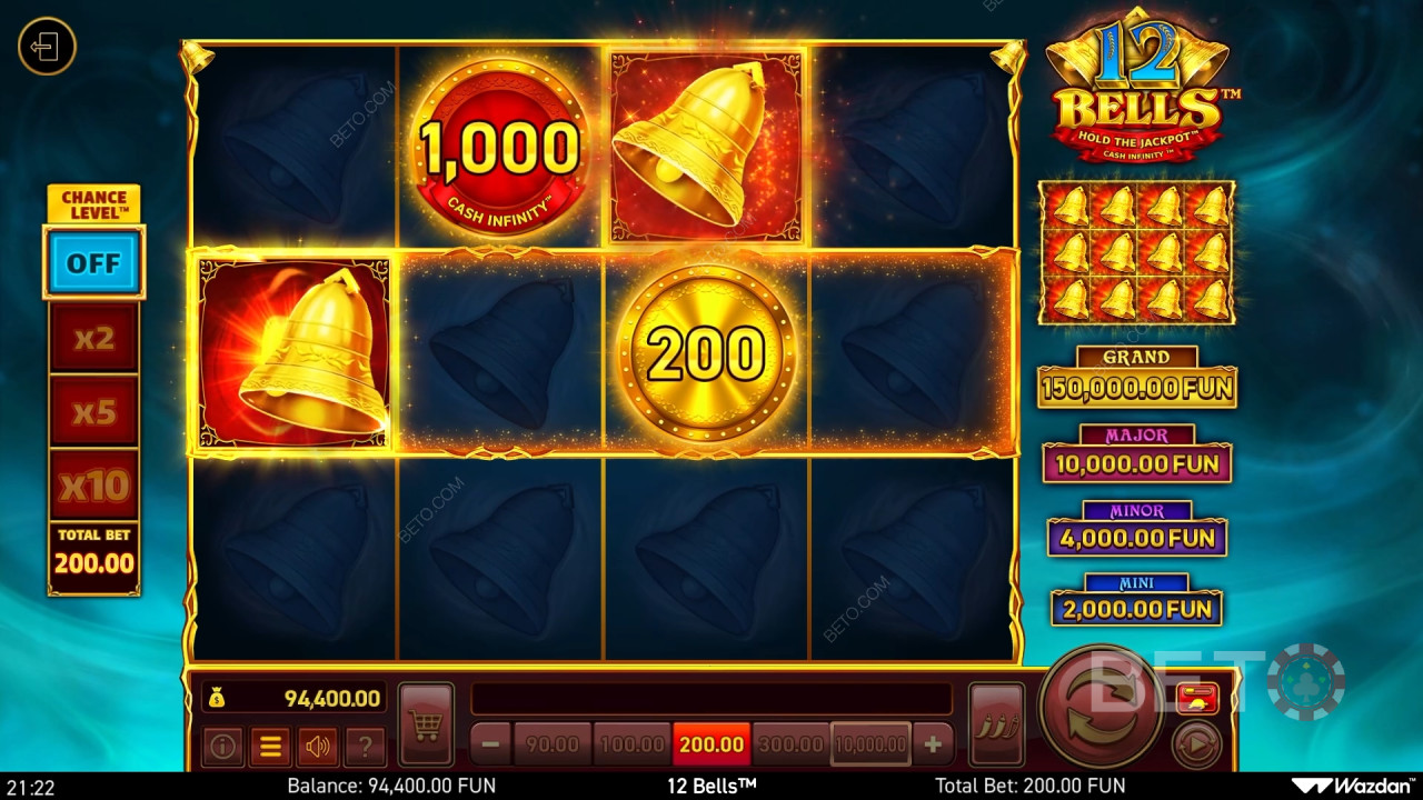 12 Bells Recenzia od BETO Slots