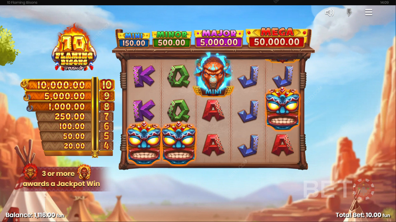 10 Flaming Bisons Recenzia od BETO Slots