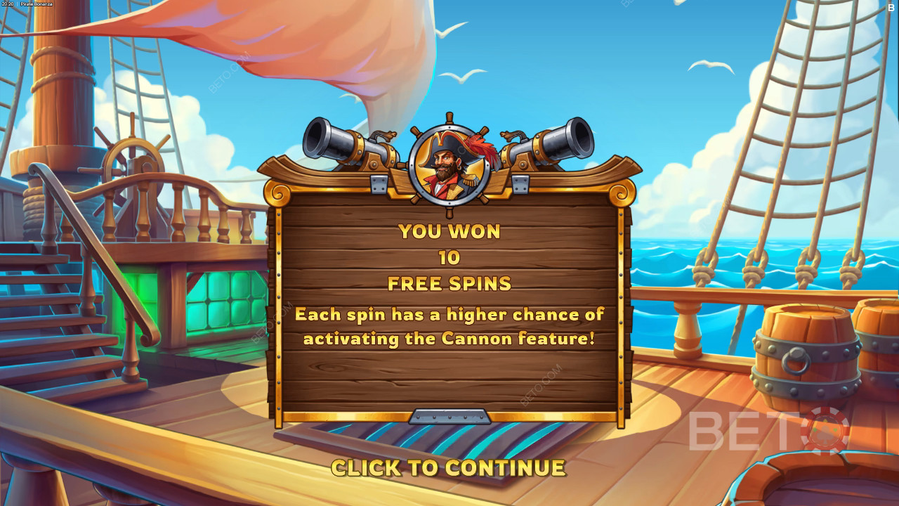 Vyhrajte 10 000-násobok svojej stávky vo video automate Pirate Bonanza!