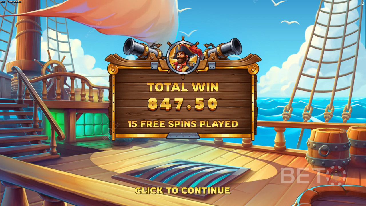 Vysvetlenie bonusových funkcií v hre Pirate Bonanza by Backseat Gaming
