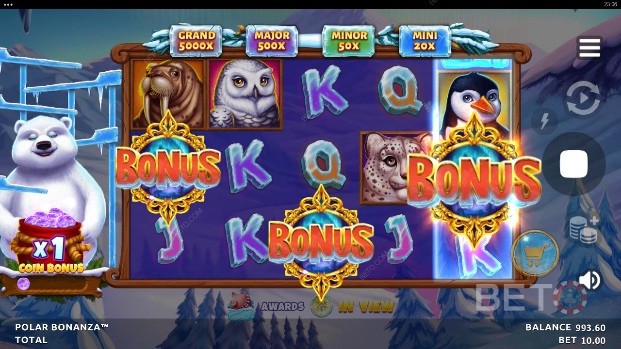 Polárna Bonanza Recenzia od BETO Slots