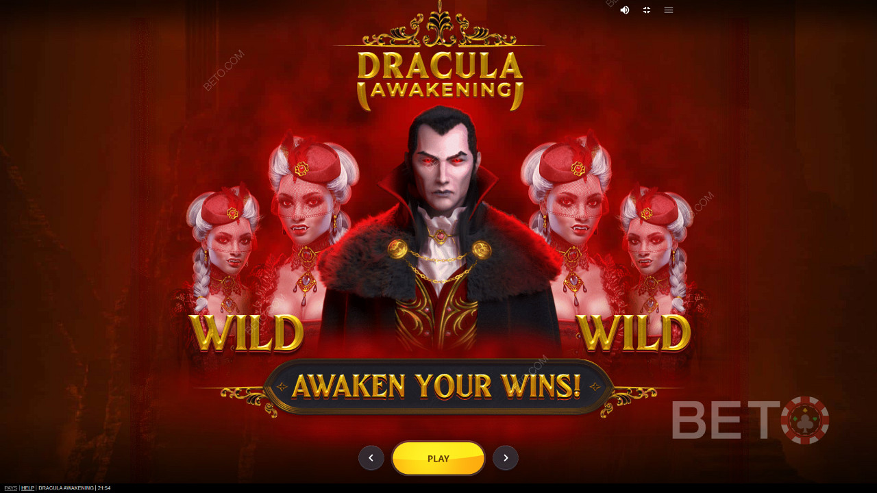 Zažite silu Draculu v online automate Dracula Awakening