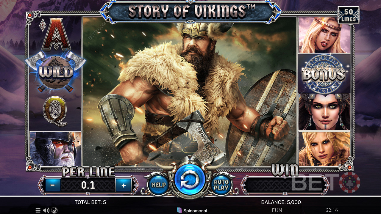 Zažite severskú slávu a vyhrajte peňažné ceny v online slote Story of Vikings