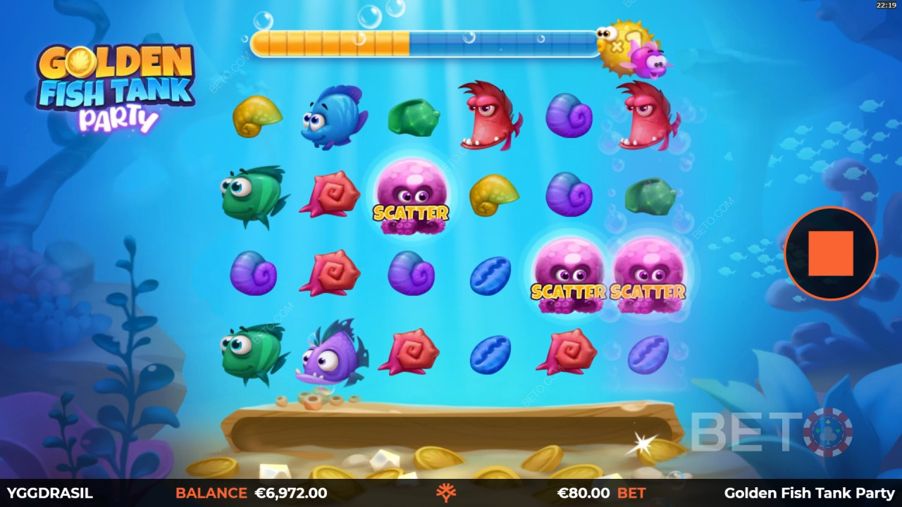 Golden Fish Tank Party Review by BETO Slots