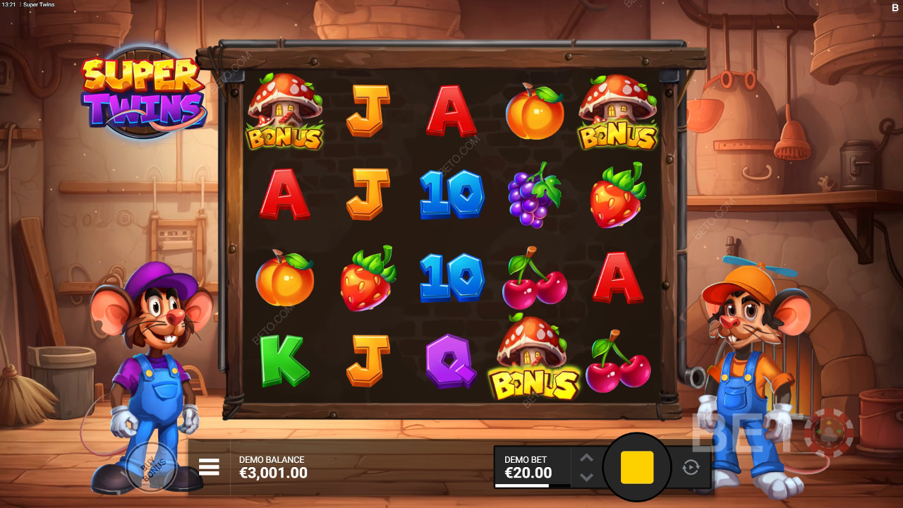 Super Twins Recenzia od BETO Slots