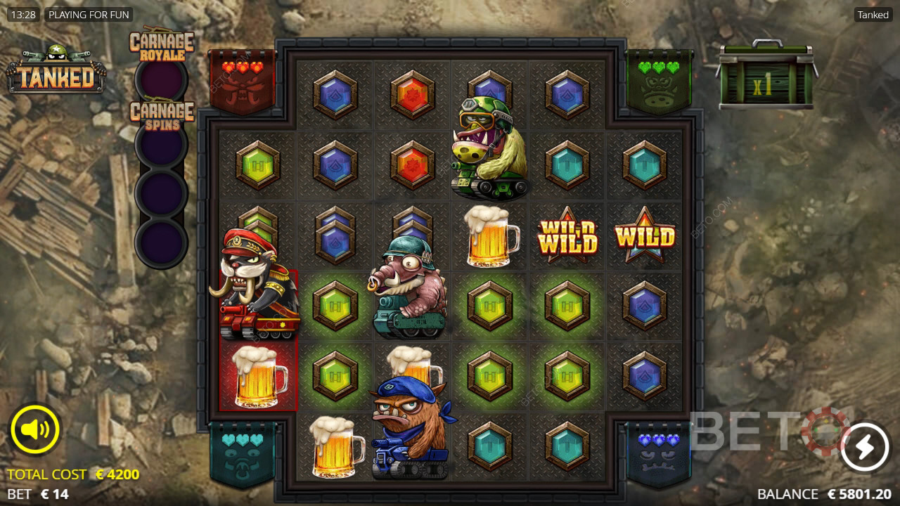 Tanked Recenzia od BETO Slots