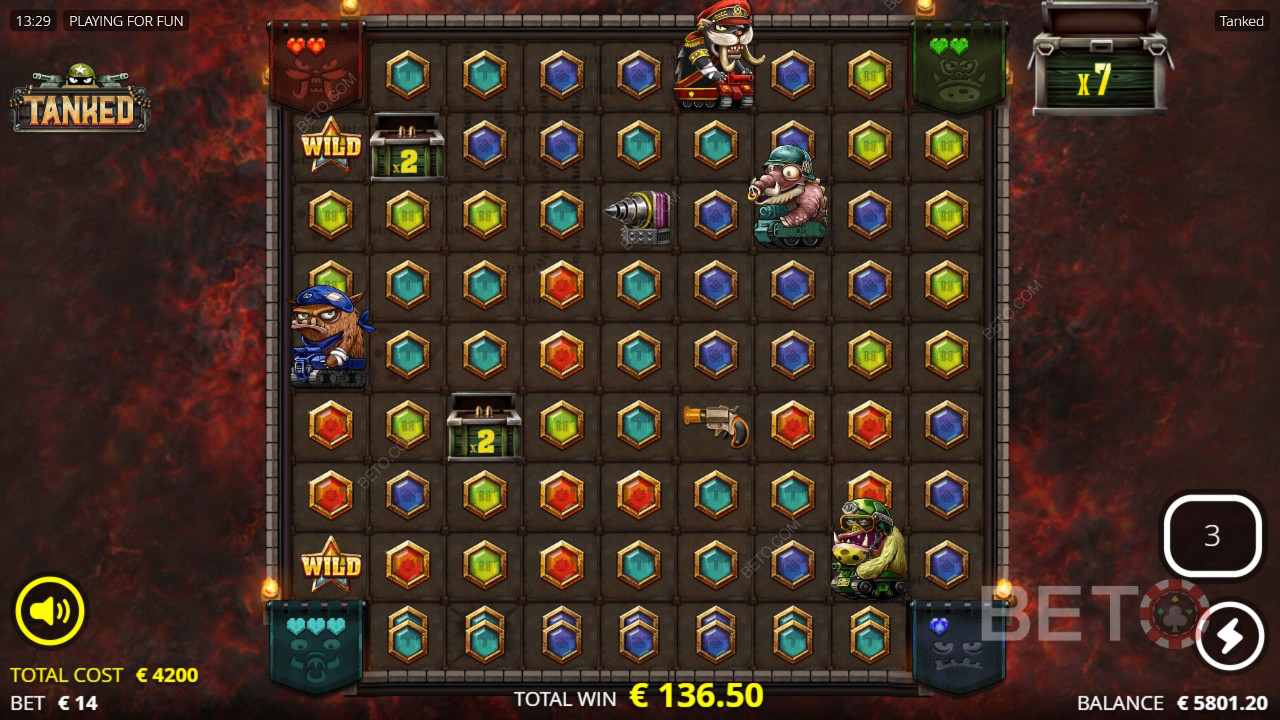Vyhrajte 25 000x Vašu stávku v automate Tanked!