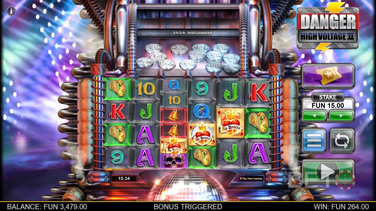 Nebezpečenstvo! Vysoké napätie 2 Recenzia od BETO Slots