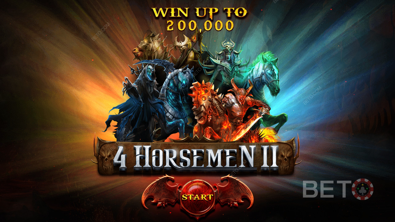 Jazdite na koňoch slávy v odsúdenom svete slotu 4 Horsemen 2