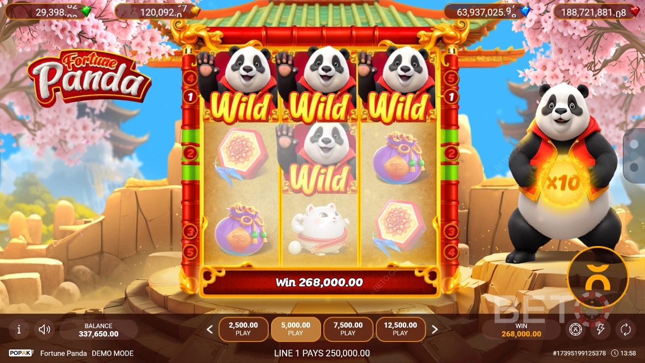 Vysvetlenie bonusových funkcií v hre Fortune Panda od Popok Gaming