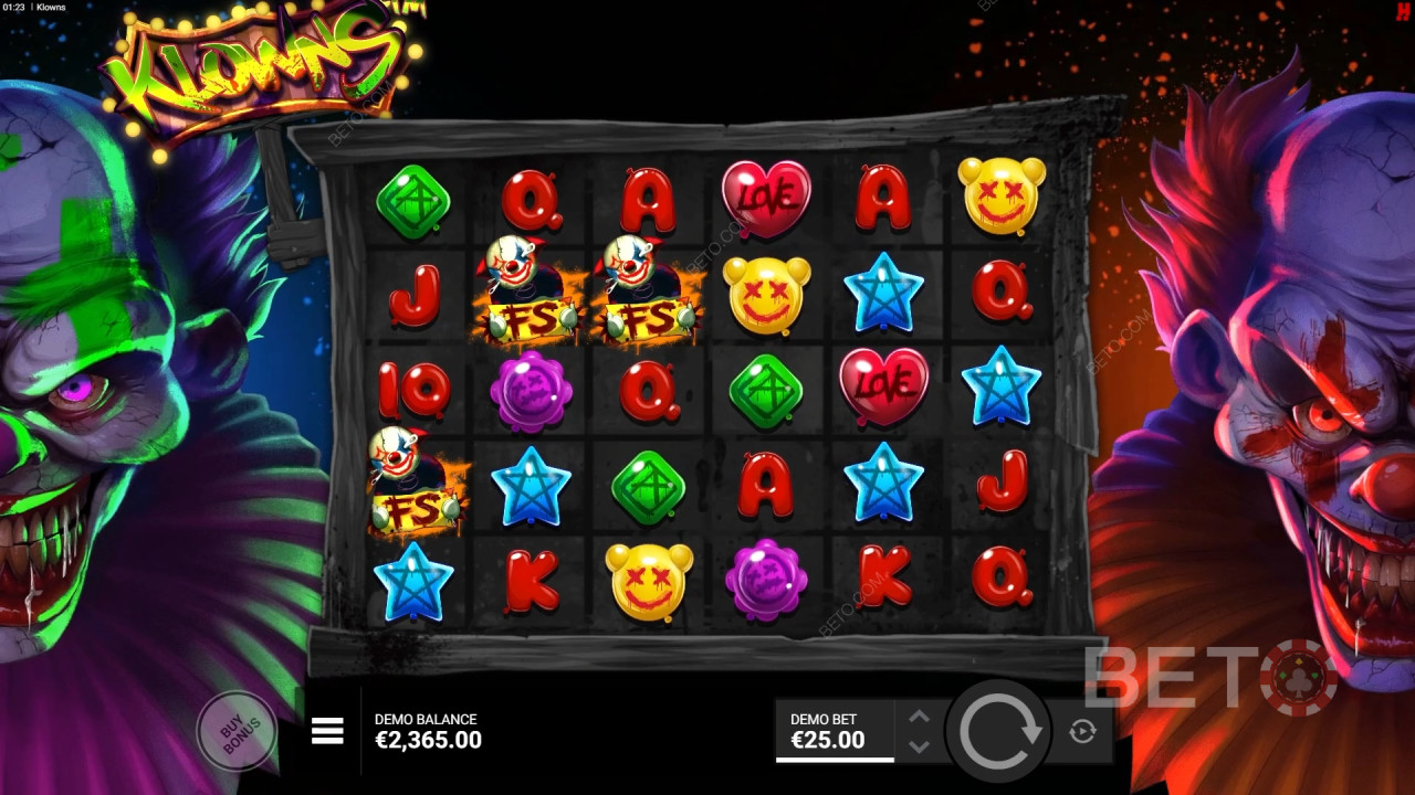Klowns Recenzia od BETO Slots