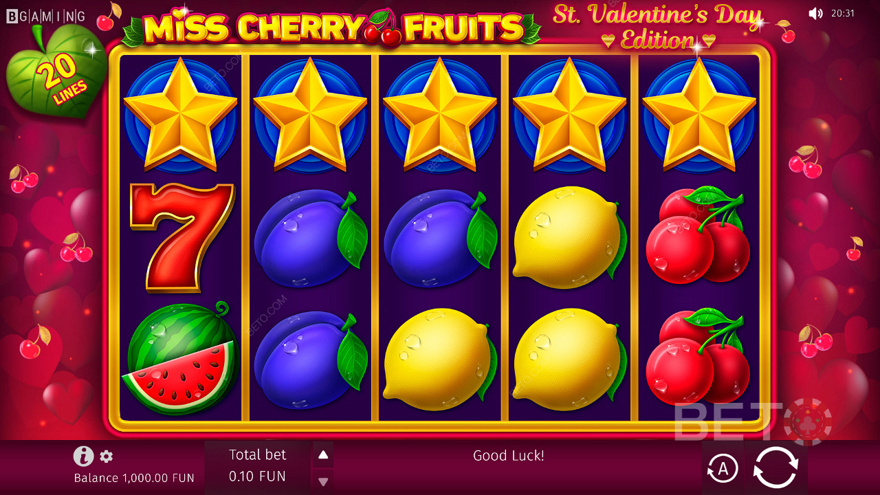 Hybridný herný dizajn v hre Miss Cherry Fruits