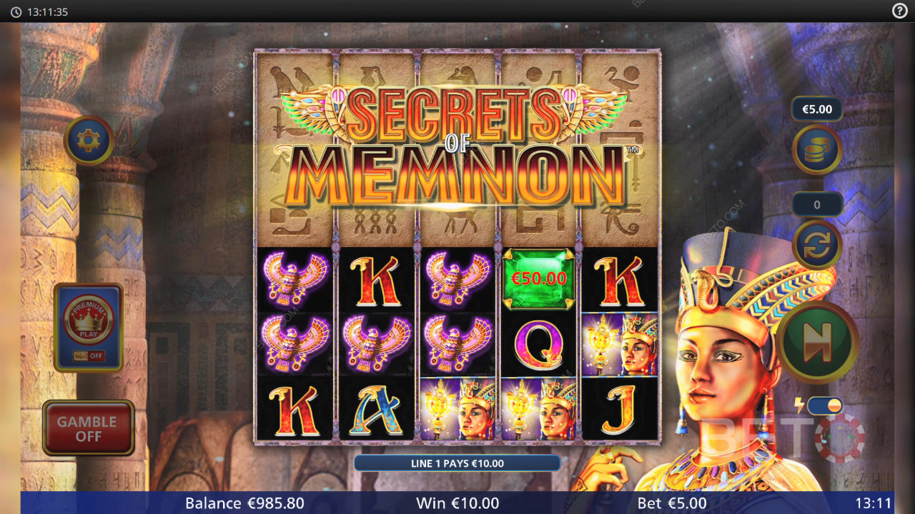 Secrets of Memnon Hrať Zadarmo