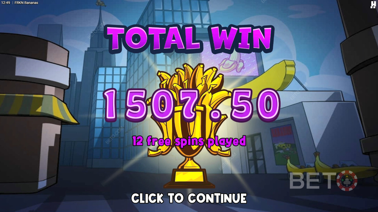 Vyhrajte 10 000x Vašu stávku v online automate FRKN Bananas!