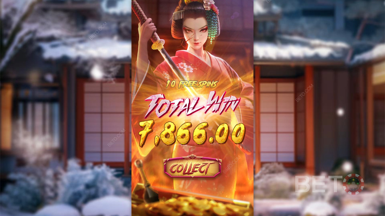Vyhrajte 5 000x Vašu stávku v automate Geisha