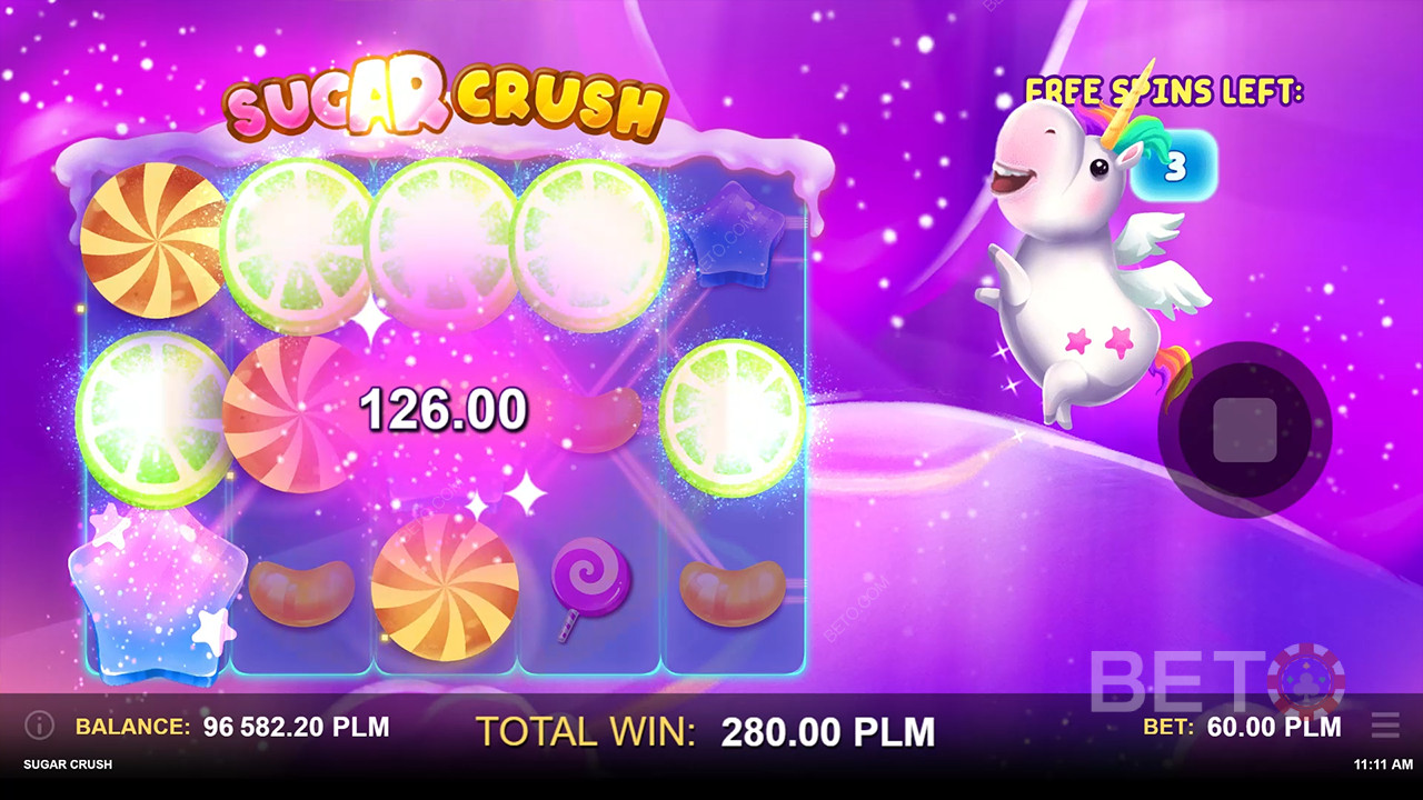 Sugar Crush Recenzia od BETO Slots