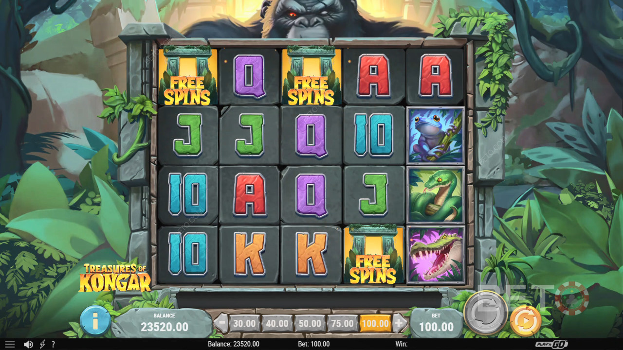 Treasures of Kongar Recenzia od BETO Slots