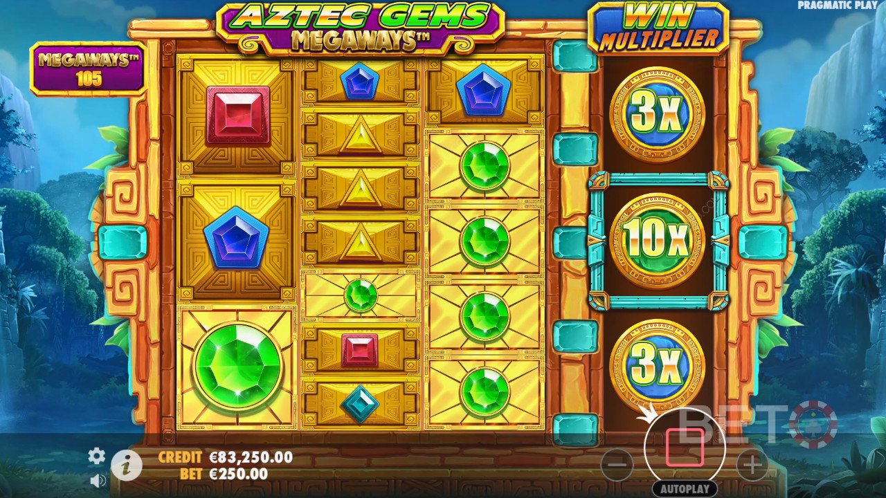 Aztécke drahokamy Megaways Recenzia od BETO Slots