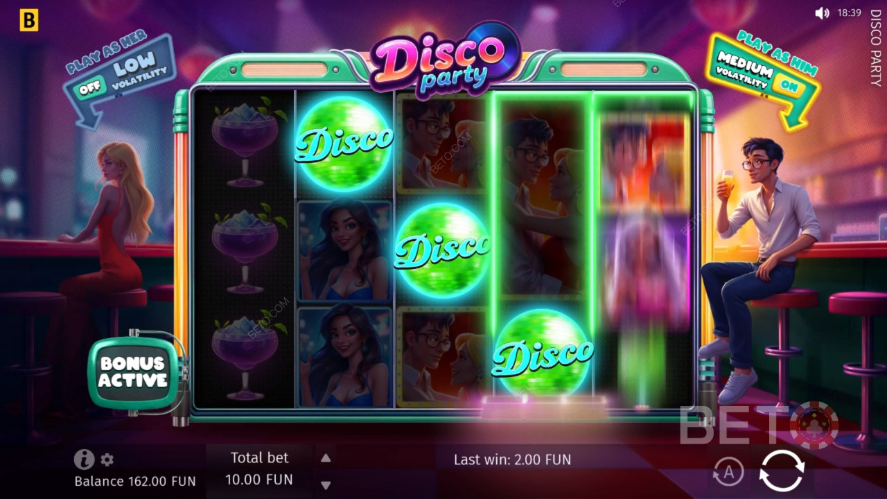 Disco Party Recenzia od BETO Slots
