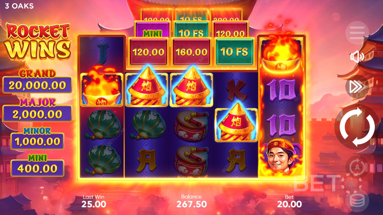 Raketa vyhráva Recenzia od BETO Slots
