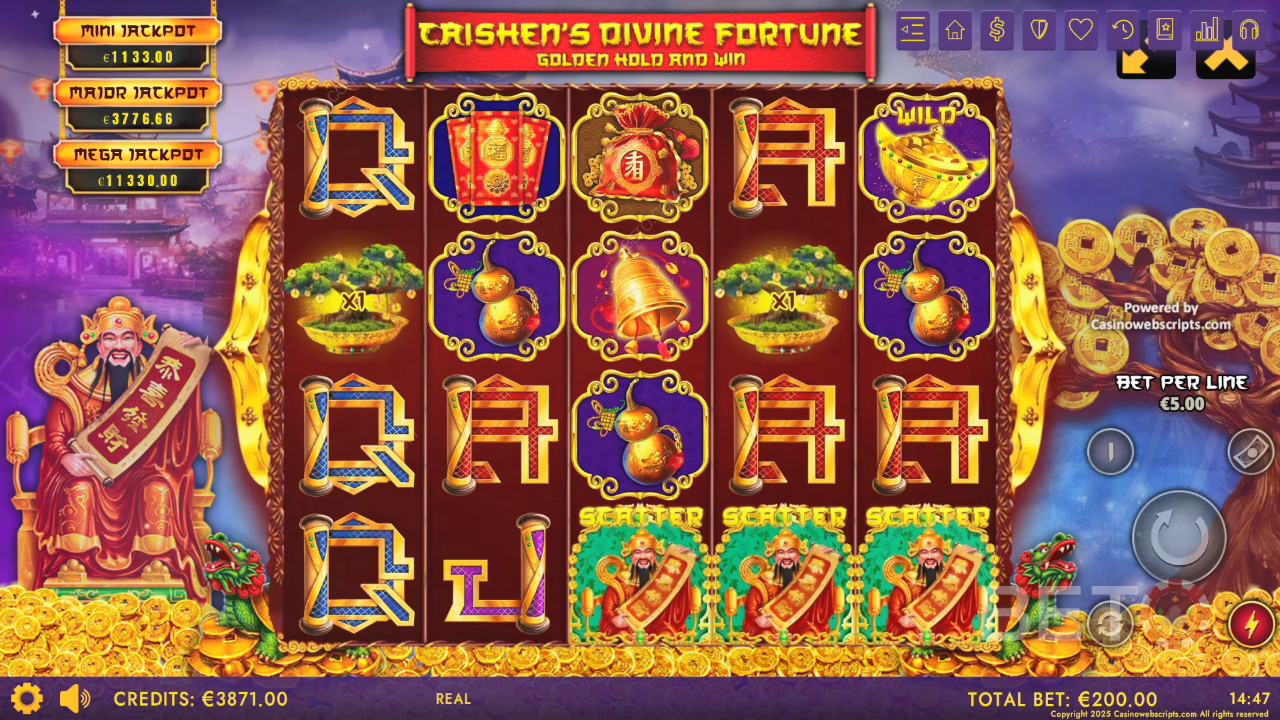 Caishen's Divine Fortune Hrať Zadarmo