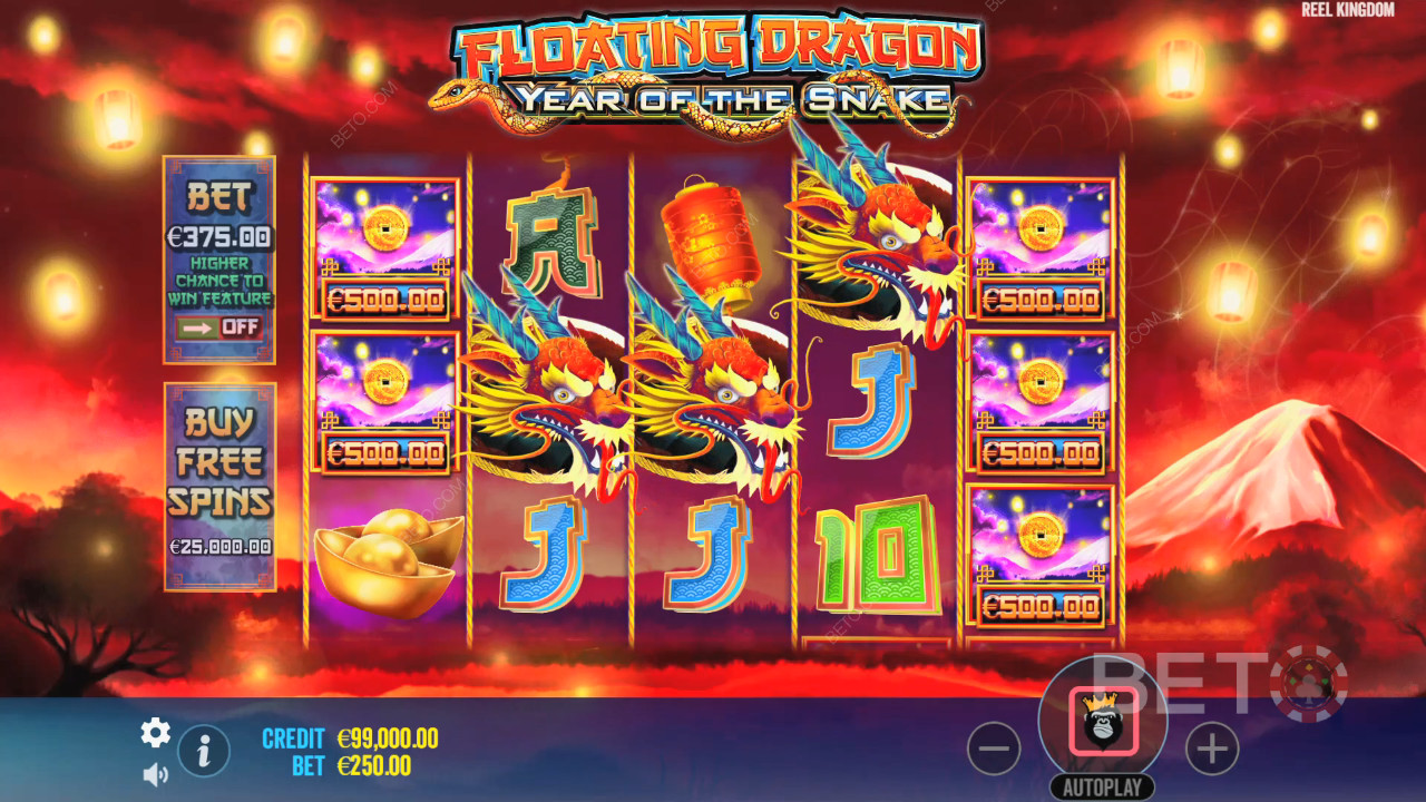 Floating Dragon Year of the Snake Recenzia od BETO Slots