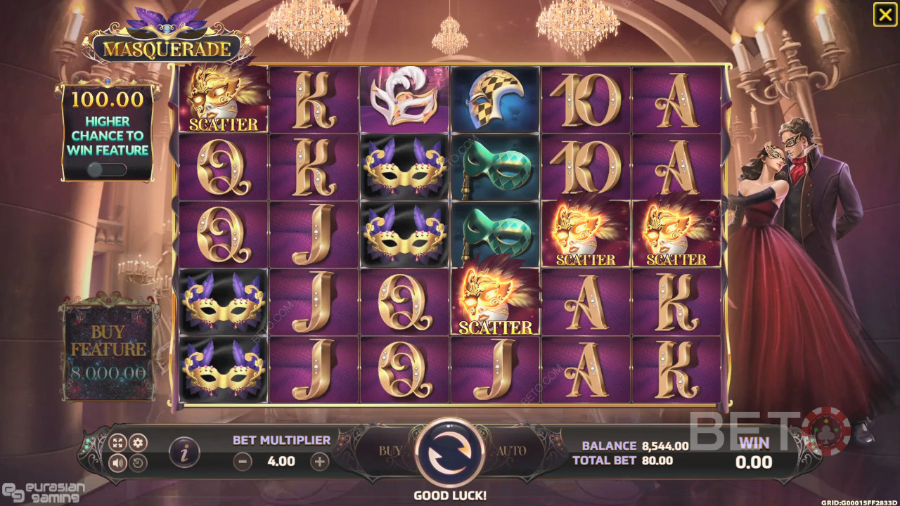 Masquerade Recenzia od BETO Slots