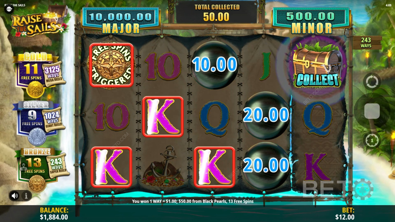 Raise the Sails Recenzia od BETO Slots