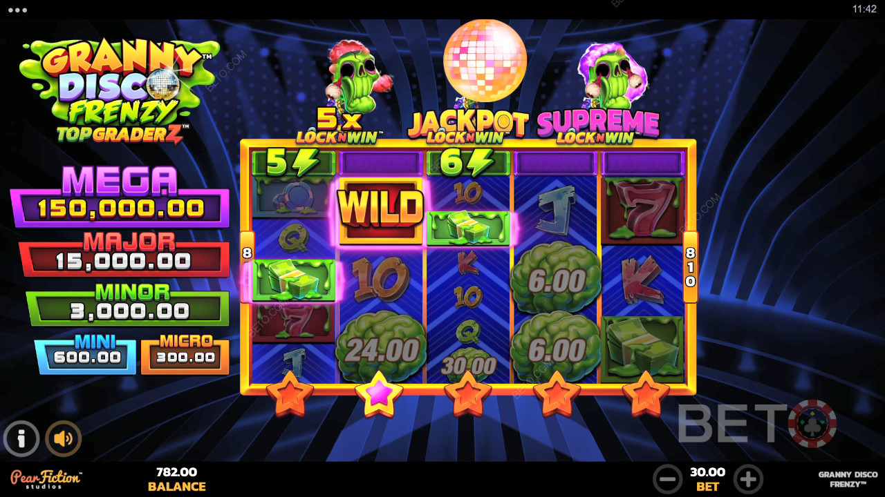Babička Disco Frenzy Recenzia od BETO Slots