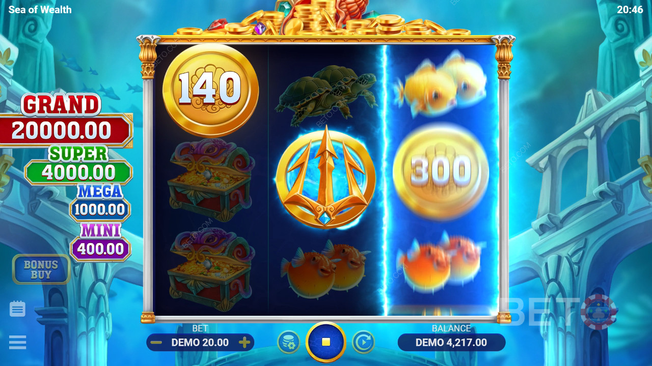 Sea of Wealth Recenzia od BETO Slots