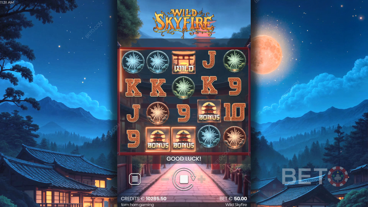 Wild Skyfire Recenzia od BETO Slots