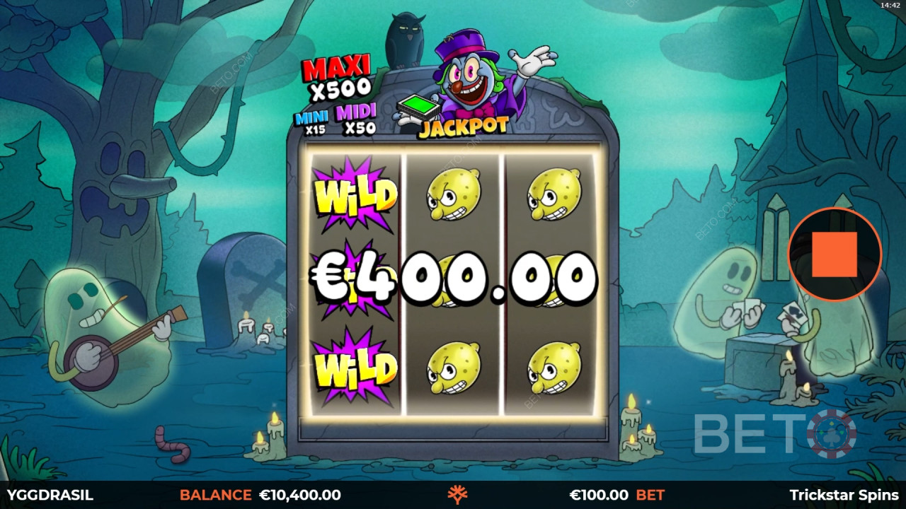 Trickstar Spins Recenzia od BETO Slots