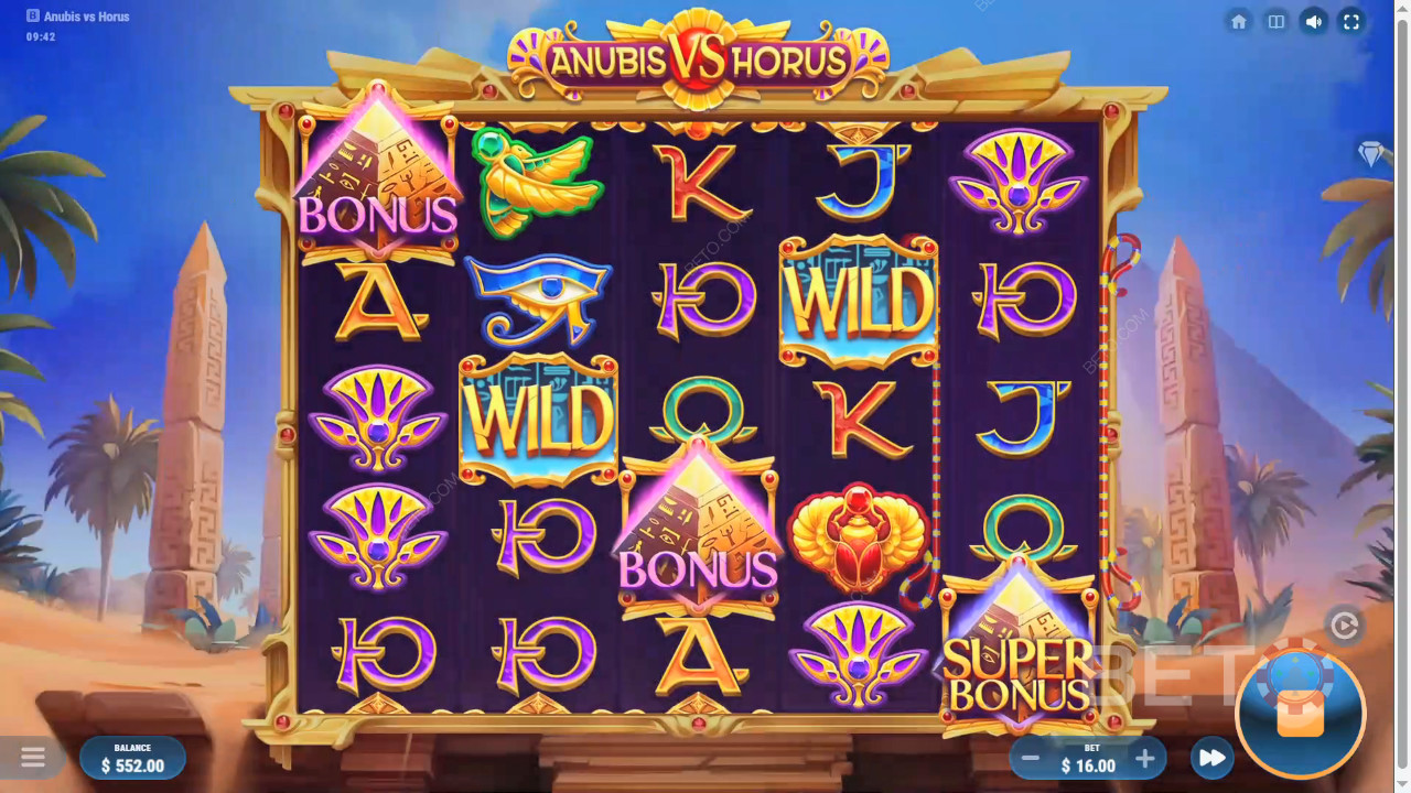 Anubis vs Horus Recenzia od BETO Slots