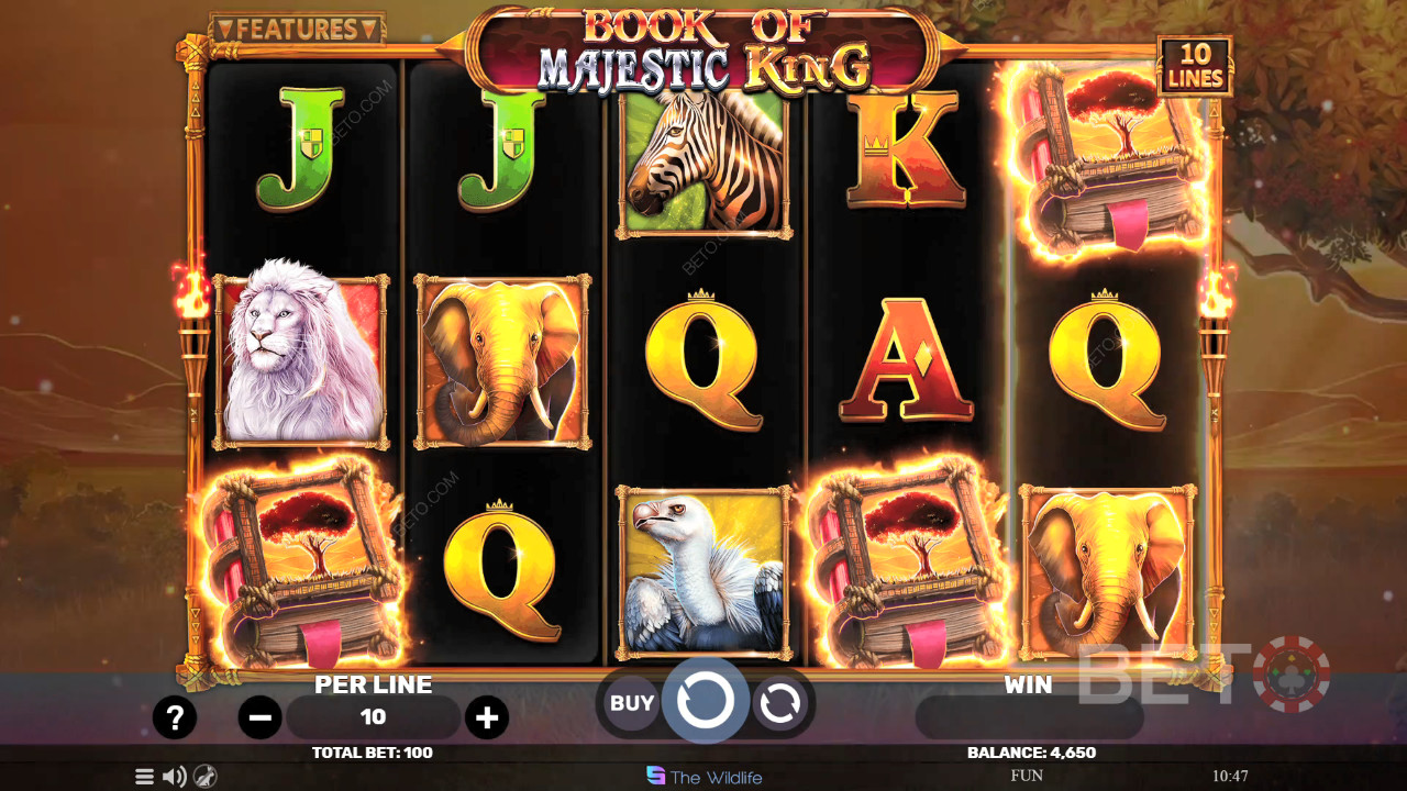 Book of Majestic King Recenzia od BETO Slots