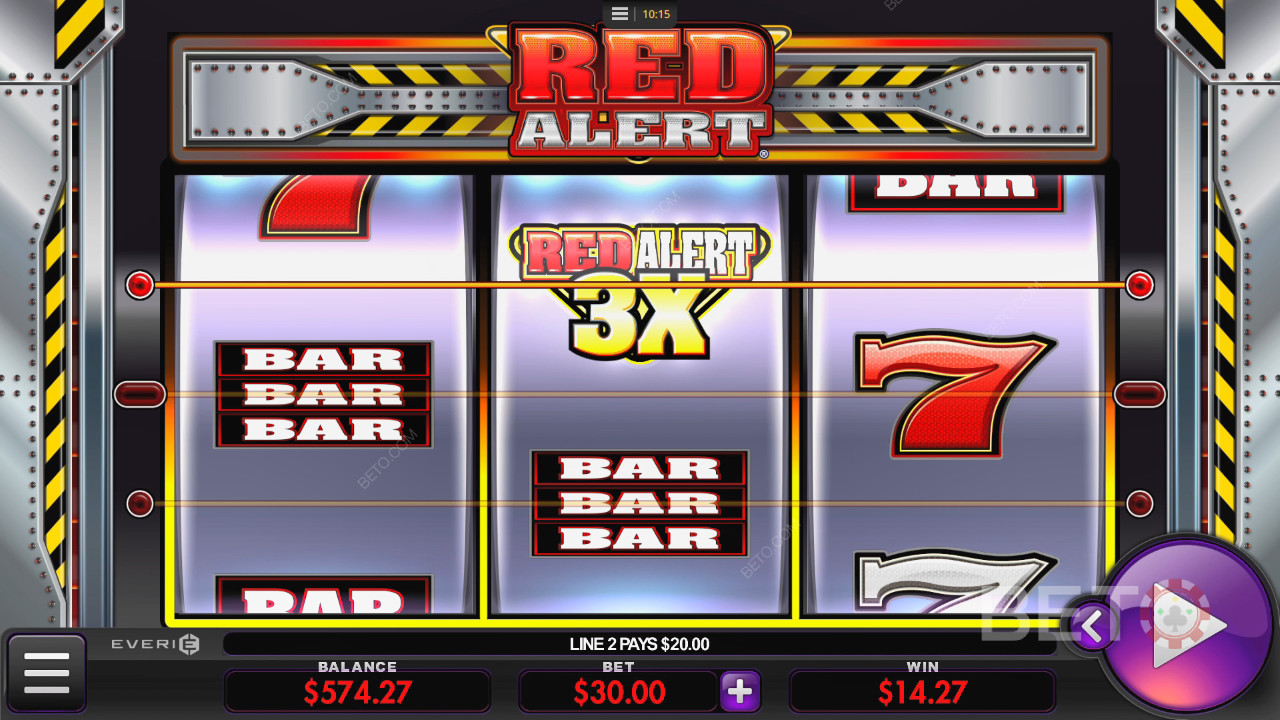 Red Alert Recenzia od BETO Slots