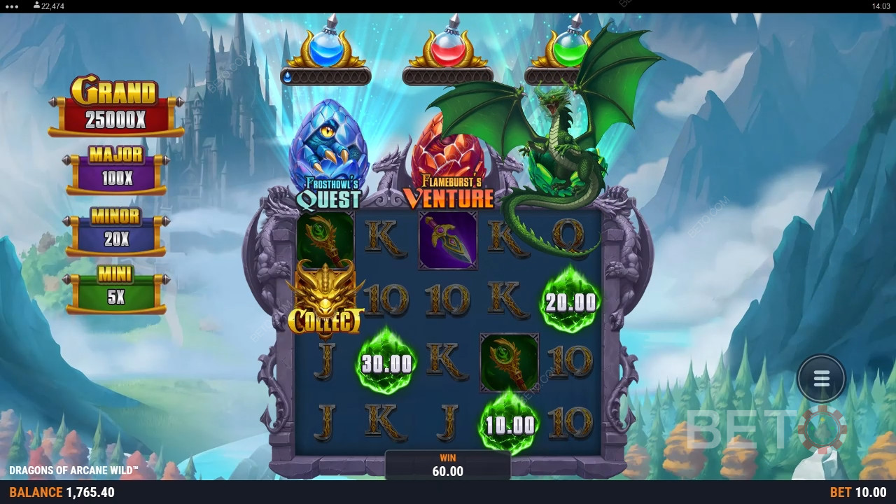 Dragons of Arcane Wild Recenzia od BETO Slots
