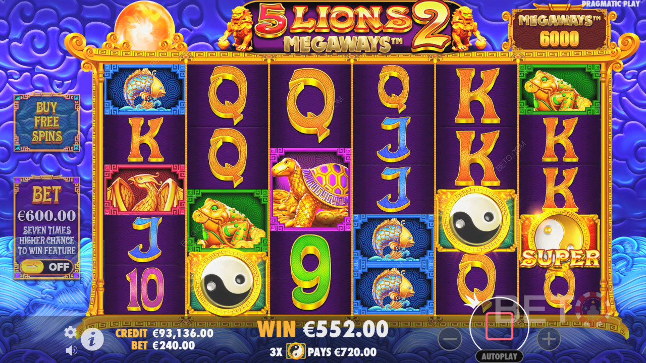 5 Lions Megaways 2 Recenzia od BETO Slots
