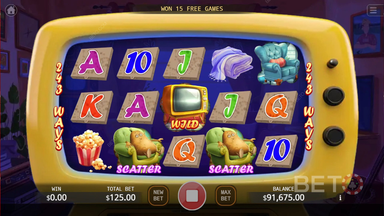 Couch Potato Review by BETO Slots