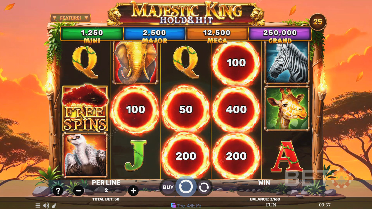 Majestic King - Hold & Hit Recenzia od BETO Slots