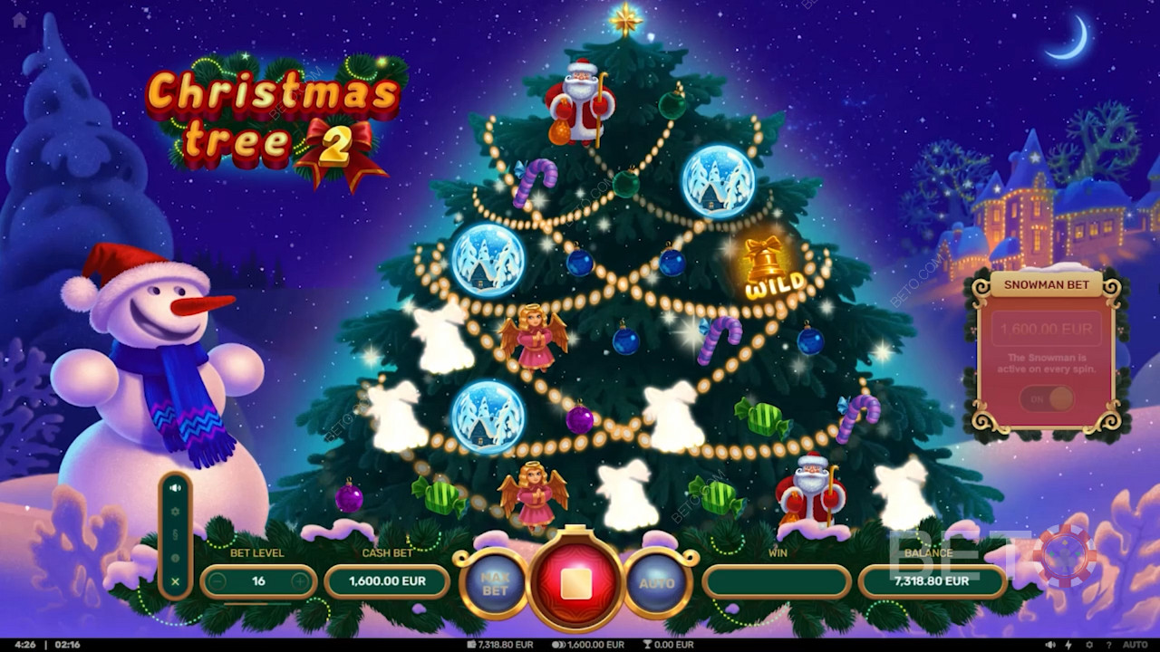 Užite sištedré výhry v automate Christmas Tree2