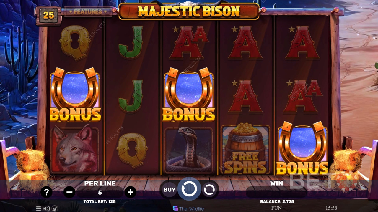 Majestic Bison Recenzia od BETO Slots
