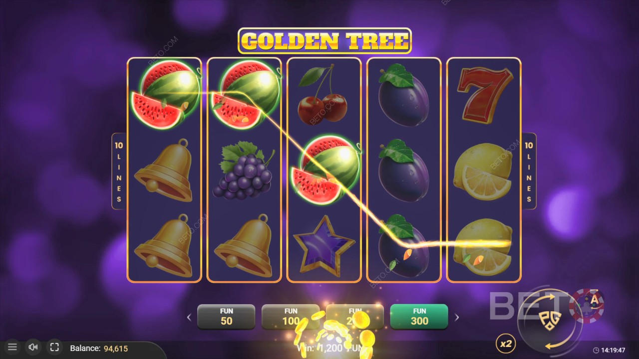 Vysvetlenie bonusových funkcií v hre Golden Tree by Pascal Gaming