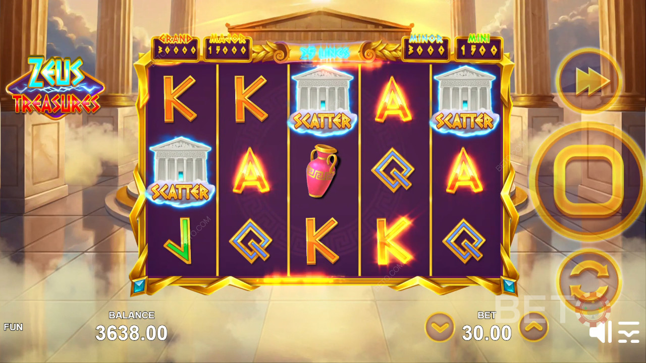 Zeus Treasures Recenzia od BETO Slots