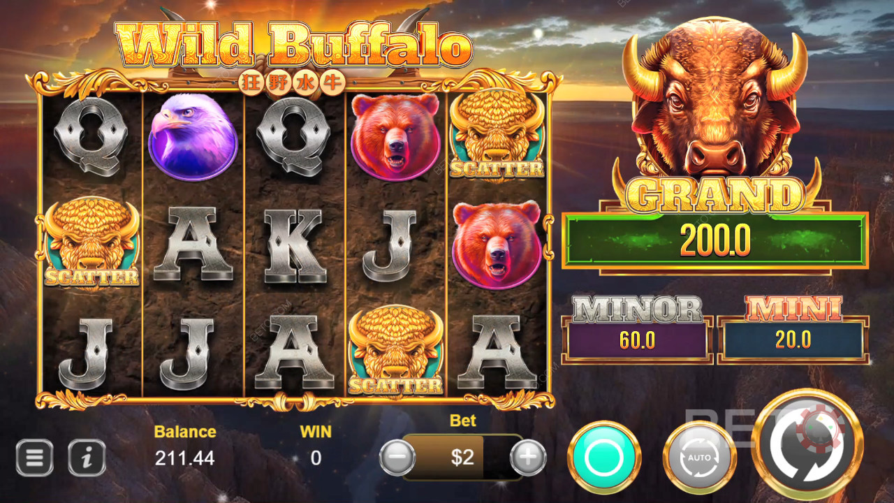 Wild Buffalo Recenzia od BETO Slots