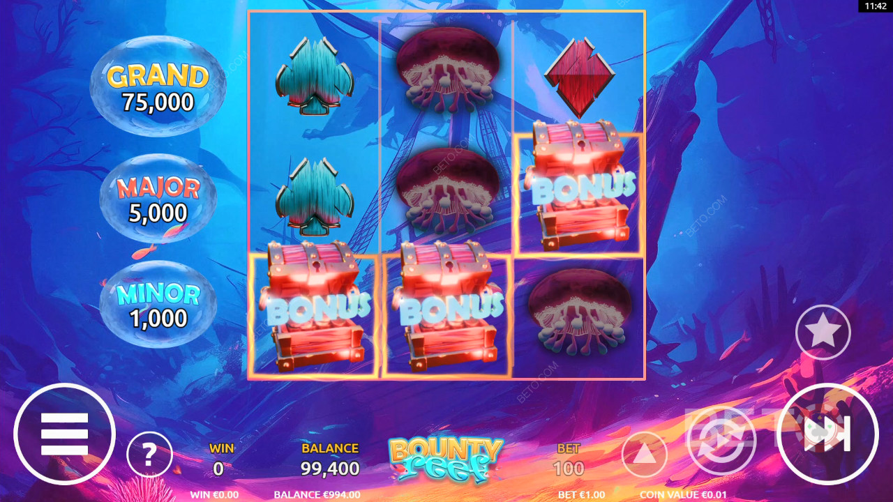 Bounty Reef Recenzia od BETO Slots