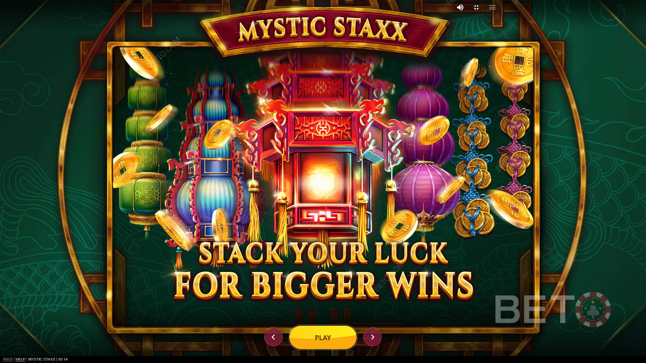 Užite si Expanding Stacks a vyhrajte až 2 000-násobok svojho vkladu v hre Mystic Staxx