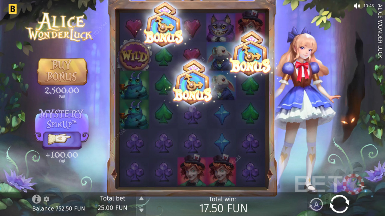 Alice WonderLuck Recenzia od BETO Slots